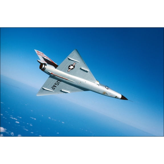 24"x36" Gallery Poster, F-106A Delta Dart New Jersey Air National Guard 1984