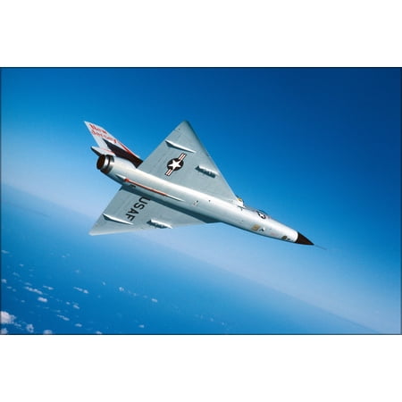 24"x36" Gallery Poster, F-106A Delta Dart New Jersey Air National Guard 1984
