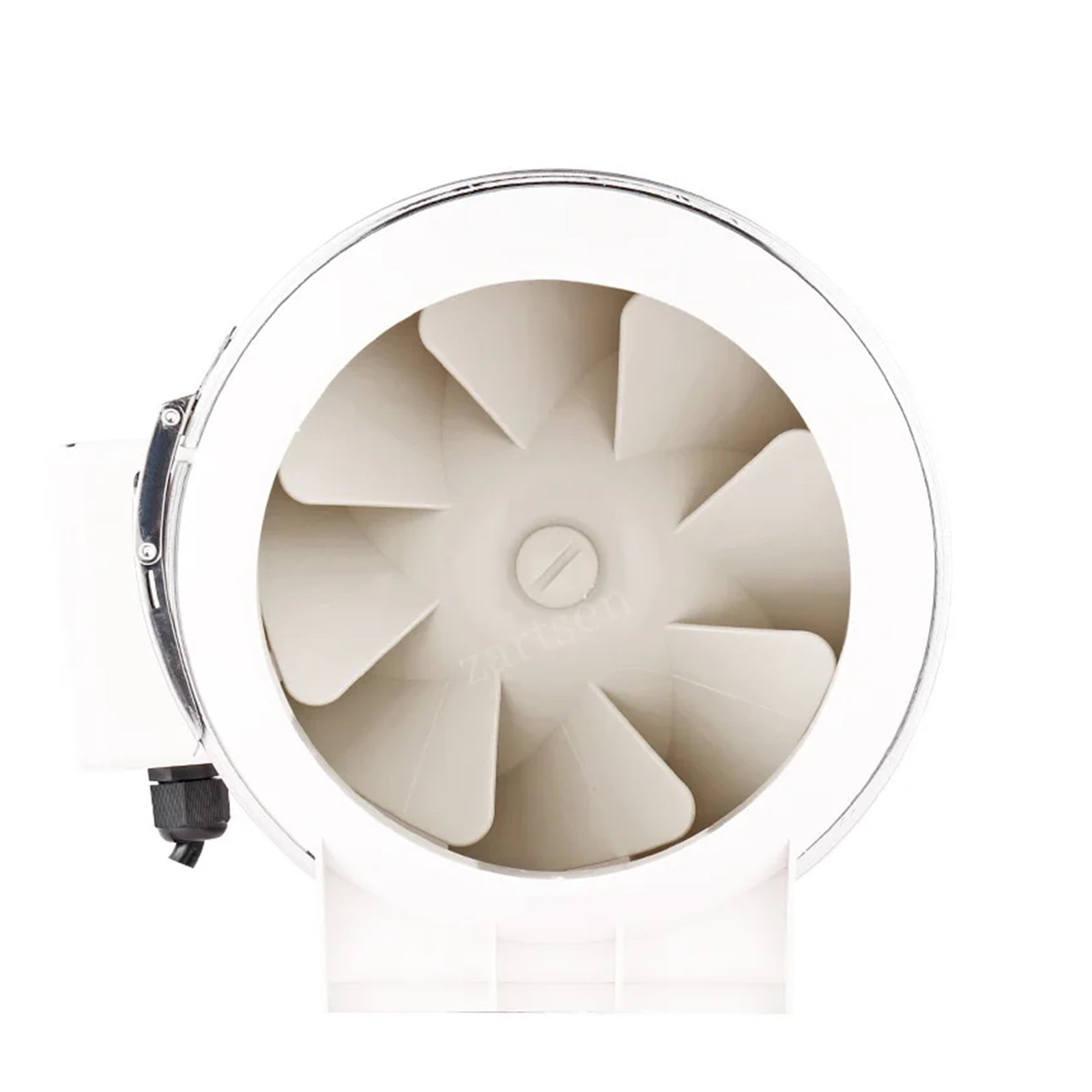 6'' Powerful Industrial Exhaust Fan Silent Channel Pipe Duct Bathroom Extractor Ventilation Kitchen Toilet Air Ventilator