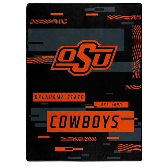 The Northwest Group  Oklahoma State Cowboys 50" x 60" Digitize Raschel Throw Blanket