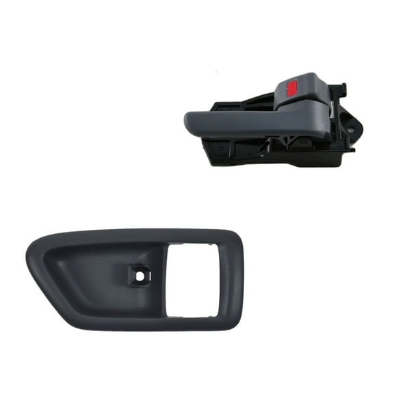 TRQ Gray Inside Door Handle & Bezel Kit Passenger Side RH for 97-01 Camry DHA41808