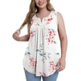 thumbnail image 6 of a.Jesdani Womens Plus Size Tank Tops Sleeveless Casual Paisley Henley Shirts M-4X, 6 of 7