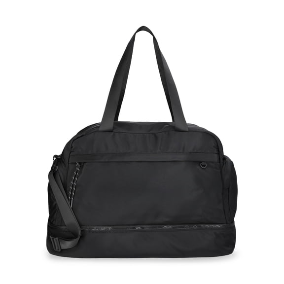 No Boundaries Women's Hands Free Weekender Bag, Black