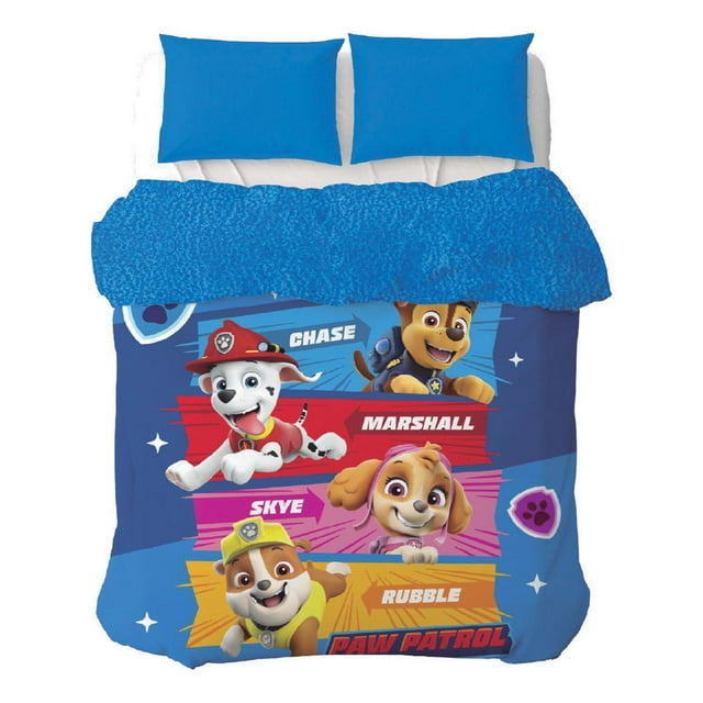 Cobertor Amigo Borrego Disney Matrimonial Paw Patrol