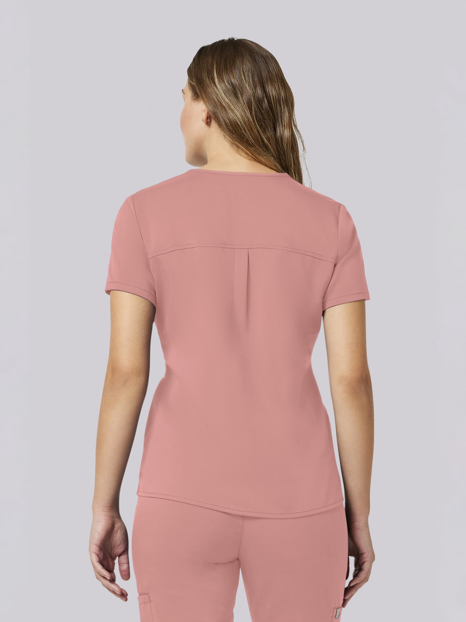 Scrubstar Ultimate Women’s Antimicrobial Welt Pocket V-Neck Scrub Top, Sizes XS–3XL