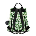 thumbnail image 2 of FORMRS Women's Travel Backpack Purse Anti-theft Hidden Pockets Casual Shoulder Bag, Green Dot Triangles Pattern, 2 of 7