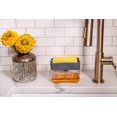 thumbnail image 4 of Distributeur de Savon et Porte-Éponge, 13 Onces, Argent, 4 of 6