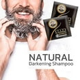 thumbnail image 2 of Mens Beard Dyeing Black Hair Shampoo, 2 of 3