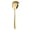 Gold-B, variant on Stainless Steel Spoon,Arithmeticn Square Head Stainless Spoons Square Head Stainless Serving Spoons Table Spoons Dinner Spoons Flat Square Spoon Korean Square Sugar Spoon