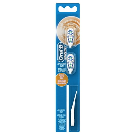 Oral-B Complete Deep Clean Battery Powered Toothbrush Replacement Brush Heads, 2 (Best Oral B Toothbrush Head)