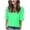 Green, variant on Womens T Shirts, Women’s T-Shirts - Womens Summer Tops Half Sleeve V Neck Shirts Casual Loose Fit Printed Elbow Length Sleeve Blouses Dark Purple S