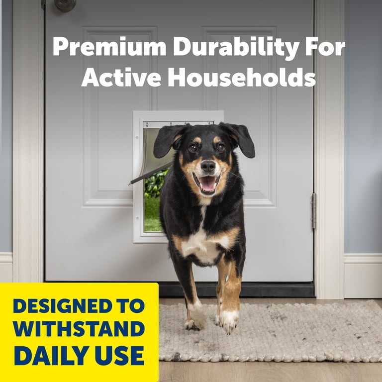 PetSafe Freedom Aluminum Pet Door, Small, White photo 2