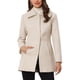 thumbnail image 1 of Abrigo de invierno con cuello de solapa y botones para mujer INSPIRE CHIC, con bolsillos, talla 3XL, color blanco crema, 1 of 6