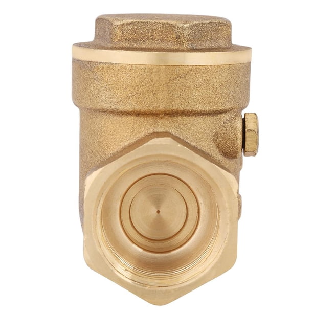 Vanne Rotative à Clapet Laiton DN15 G1/2 232PSI Avec Poignée Rouge - Robinet Gaz Eau