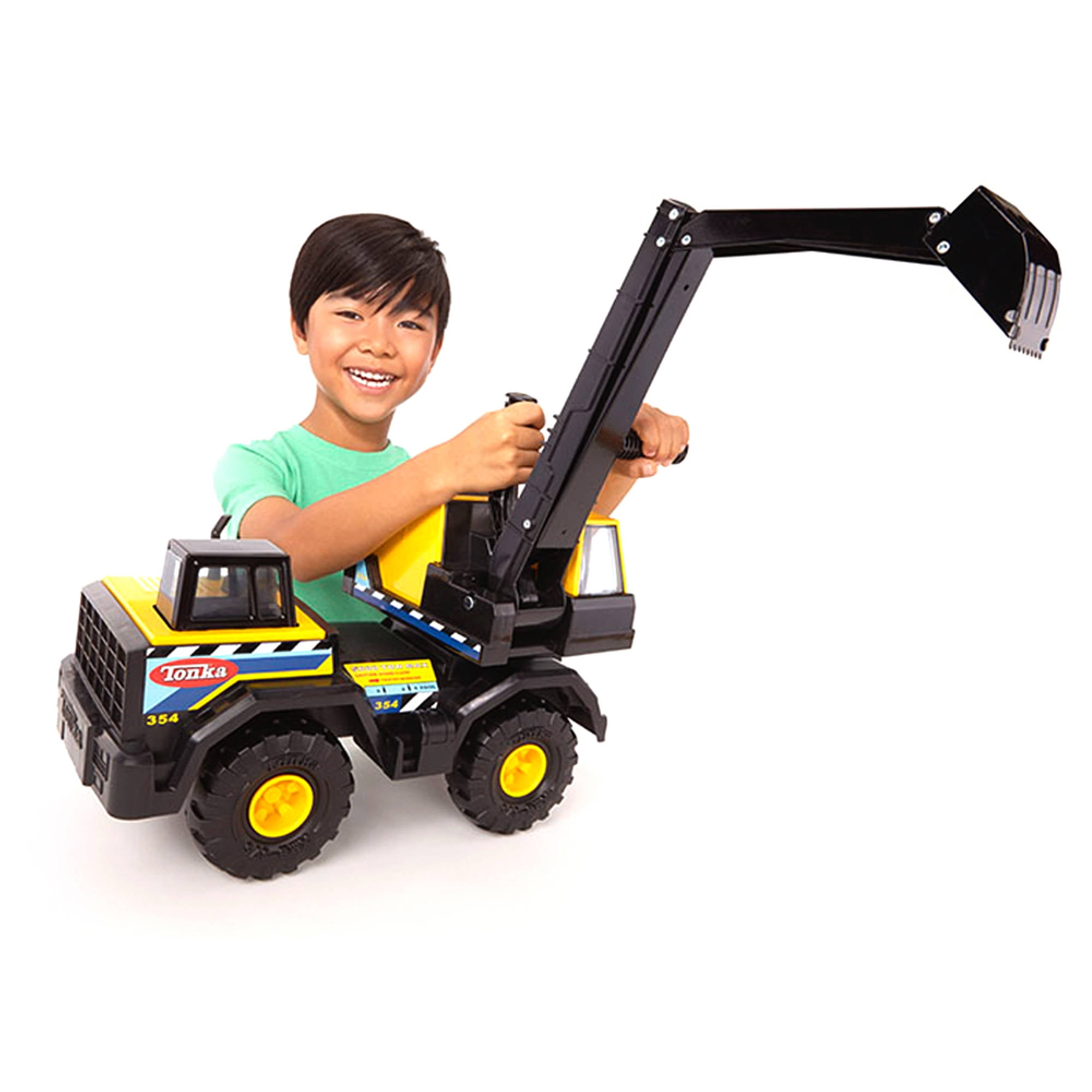 Funrise Toy Tonka Steel Classic Mighty Back Hoe 