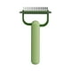 thumbnail image 2 of Peine de doble cara para anudar mascotas | Peine para depilación y antipulgas para perros y gatos | Mango ergonómico para un cepillado sin enredos | Verde o gris, 2 of 6