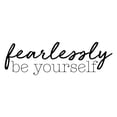 thumbnail image 2 of SD Graphics Studio 15x15 Black Ornate Wood Framed with Double Matting Museum Art Print Titled - Fearlessly Be Yourself, 2 of 4