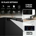 thumbnail image 5 of Equator 18" Front control Dishwasher Front control 10 place Wine Rack 8 Wash Sensor Wash Sanitize Delay1/2Load 110V E-Star ADA, 5 of 13