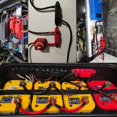 thumbnail image 3 of 1-pack RV yacht busbar M8 high current terminal stud black 4-stud distribution block busbar, 3 of 4