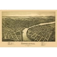 thumbnail image 2 of Moyer 14x11 White Modern Wood Framed Museum Art Print Titled - Connellsville Pennsylvania - Moyer 1897, 2 of 4