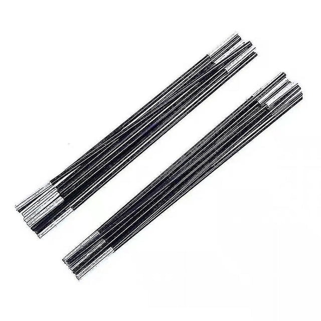 Universal Trampoline Fibre Glass Rods To Replace Top Pole / Metal Ring - W/ Caps-Vinsniv