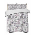 thumbnail image 2 of Quilts Queen Size, Spring Botanical Birds Soft Comforter Bedding Set for Bed, Garden Floral Twigs Farmhouse Lightweight Quilted Bedspread with Pillow Cover(2 Pieces) for All Season, 90x96 Inch, 2 of 6