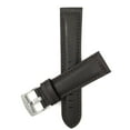 thumbnail image 1 of 26mm Leather Watch Band Strap, Mat Finish, Tone-on-Tone Stitching, Stainless Steel Buckle, 1 of 7