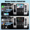 thumbnail image 3 of Radio para Auto Leadfan para Jeep Wrangler Dodge Ram con CarPlay, 3 of 8