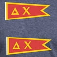 thumbnail image 3 of CafePress - Delta Chi Flag T Shirt - Mens Tri-blend T-Shirt, 3 of 4