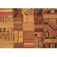 thumbnail image 1 of Ahgly Company Indoor Rectangle Patchwork Brown Transitional Area Rugs, 3' x 5', 1 of 4