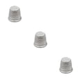 thumbnail image 1 of bedienty Knitting Rings Finger for Protection Thimble Adjustable Sewing Loop Specially-designed Crochet Tools for Home Yarn Crafts Silver Alloy Ring 3Set, 1 of 6