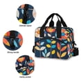 thumbnail image 3 of FORMRS Reusable Lunch Bag for Work School Leakproof Insulated Cooler with Adjustable Shoulder Strap, Simple Floral, 3 of 6