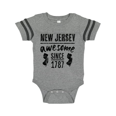 

Inktastic New Jersey Awesome Since 1787 Gift Baby Boy or Baby Girl Bodysuit