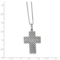 thumbnail image 4 of Brilliant Embers Sterling Silver & CZ  Cross Necklace, 4 of 4