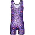 thumbnail image 2 of HOZIY Gymnastics Leotards for Girls with Shorts Toddlers Biketards Rainbow Unicorn Dinosaur Mermaid Leopard Flower Galaxy, 2 of 6