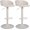 Cream Beige, variant on WoofPaw Modern Adjustable Swivel Bar Stools Set of 2, Cream Beige | Upholstered Barstools with Back & Footrest, Loads 330 Lbs, Bar Chairs for Kitchen Island Dining Area Pub