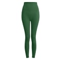 thumbnail image 3 of UOCUFY Anti Cellulite Compression 3D Leggings Women Butt Lifting Tummy Control with Resistance Bands Gym Yoga Pants (Green, L), 3 of 7