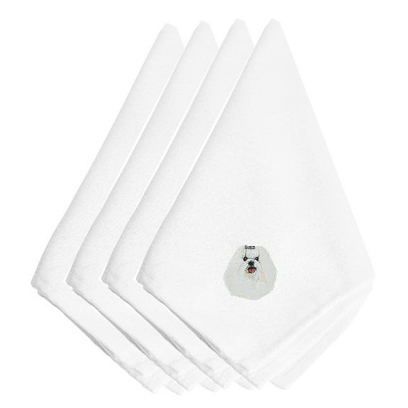 Maltese Embroidered Napkins Set of 4