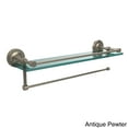 thumbnail image 5 of Prestige Regal Collection Paper Towel Holder with Gallery Rail Glass Shelf - Polished Nickel / 22 Inch, 5 of 5