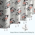 thumbnail image 6 of Light Cow Floral Pattern Shower Curtain 72"x72" ,Bathroom Decorative Shower Curtains Set with 12 Hooks,Modern Waterproof Washable Shower Curtain, 6 of 6