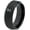 Black Bevel Tungsten, variant on Black Rings Women Gifts Gamer Tungsten Couples Wedding Anniversary Gift Fingerprint Ring