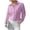 Purple, variant on Babysbule Women's Long Sleeve Pearl Beaded Collared Button Down Blouse, Elegant Solid Color Casual Top for Office Party and Daily Wear