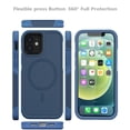 thumbnail image 7 of Diverbox for iPhone 12/12 Pro Case, 2 in 1 Campatibe with Magesafe Shockproof DropProof Protective Phone Case - Blue, 7 of 7