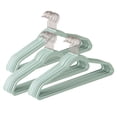 thumbnail image 5 of Better Homes & Gardens Rubber Hangers, Non-Slip Clothing Hangers, 30 Value Pack, Green River, Rubberized, 5 of 6