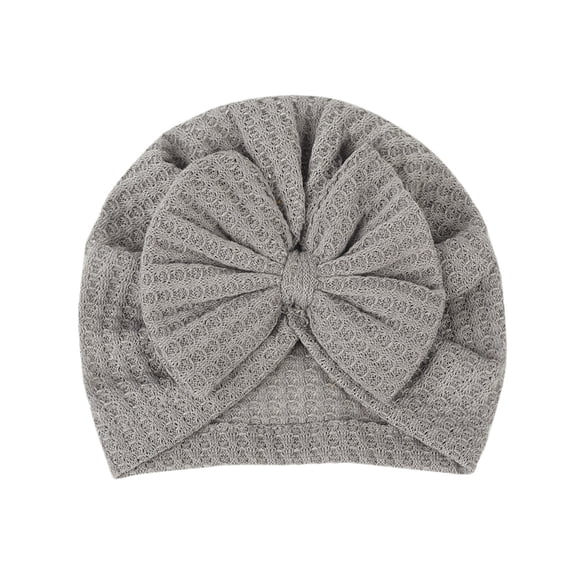 QHFBli Baby Turban Hats Bow Baby Beanie Breathable Toddler Cap for Baby Girls One Size