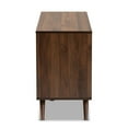 Baxton Studio Naoki Modern and Contemporary TwoTone Grey and Walnut