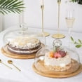 thumbnail image 2 of Bearachild Soporte para tarta de boda, ensaladera y expositor acrílico para tartas, soporte de madera para tartas con chocolate. Almacenamiento y organización del hogar, 2 of 6