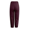 thumbnail image 4 of EDFBUYKRS Female Women Pants Casual Women's Pants Petite Length Women's Casual Pants Slim Fit Ankle Comfortable Stretchy Trousers for Daily Wear Spring Summer Fashion Pure Color Xxl, 4 of 5