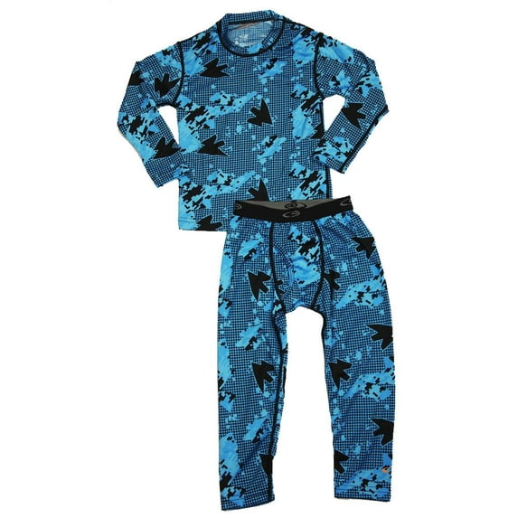 C9 Champion Boys Classic Thermal Base Layer Underwear Set, 41105 Blue / X-Large