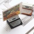 thumbnail image 2 of Retro Wooden Typewriter Card Holder Mini Vintage Memo Clip Photo Messages Note Display Stand Office Accessories Desk Organizer Decoration, 2 of 4